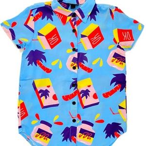 Nooworks Snacks Joyce Button Down - Size L